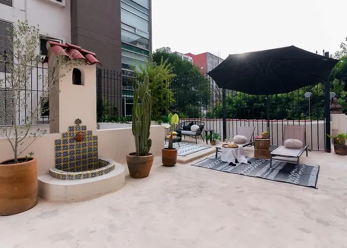 Breathtaking 9 Bedroom Huge Rooftop W 4 Ac Condesa Holiday home *