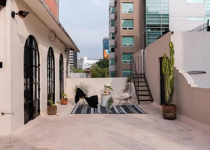 Breathtaking 9 Bedroom Huge Rooftop W 4 Ac Condesa Holiday home Mexico City
